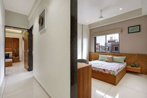 Master Bedroom in 3 BHK Apartment at Samanvay Parks, New Alkapuri – for Sale