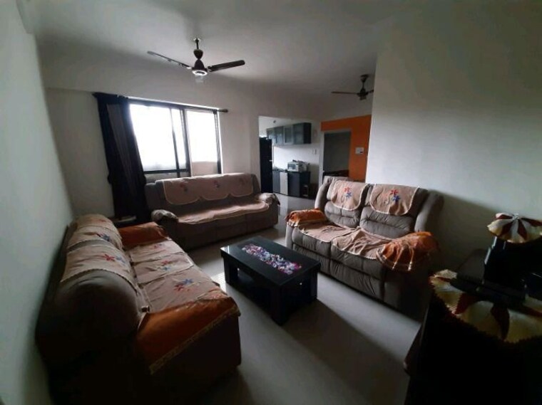 Living Room, mont-vert-ira 3 Bedroom 1600 Sq.Ft. Apartment In Wakad Pune 10615097