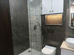 Bathroom in 3 BHK Builder Floor at Palam Vihar Residents Association, Palam Vihar – for Rent
