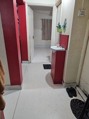 Bathroom in 1 BHK Apartment at Mahatma Society – for Rent