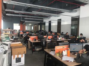 Kitchen in  Office Space at Vipul Agora, Sector 28 – for Rent