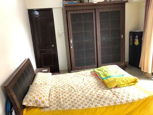 Bedroom in 1 BHK Apartment at Rahu Nisarg Society, Warje – for Rent