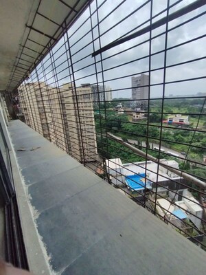 Balcony in 2.5 BHK Apartment at Royal Palms, Goregaon East – for Rent