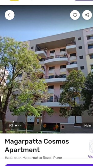 3 BHK Apartment For Rent in Magarpatta City Cosmos, Magarpatta Road
