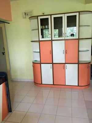 Kitchen in 2 BHK Apartment at Mahalaxmi Nagar CHS, Warje – for Rent