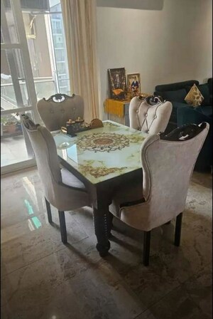 Dining area in 3 BHK Apartment at High Ground – for Rent