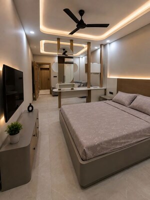 Bedroom in 1 BHK Builder Floor at Sector 46 – for Rent