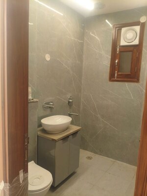 Bathroom in 3 BHK Builder Floor at Malviya Nagar – for Rent