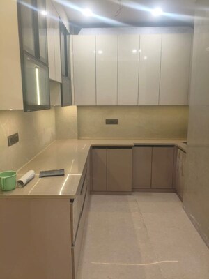 Kitchen in 3 BHK Builder Floor at Malviya Nagar – for Rent