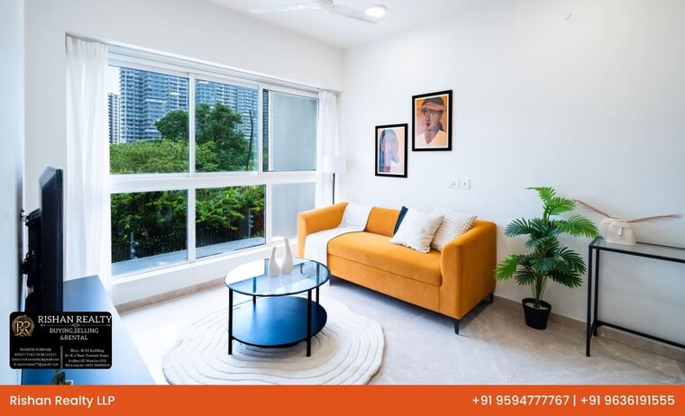 Living Room, godrej-one 1 Bedroom 420 Sq.Ft. Apartment In Vikhroli East Mumbai 10615275