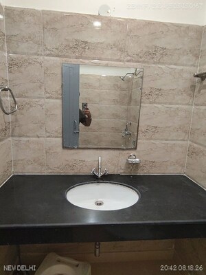 Bathroom in 3 BHK Builder Floor at Malviya Nagar – for Rent
