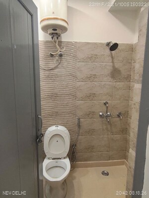 Bathroom in 3 BHK Builder Floor at Malviya Nagar – for Rent