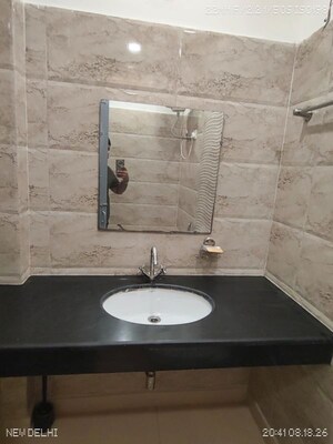 Bathroom in 3 BHK Builder Floor at Malviya Nagar – for Rent