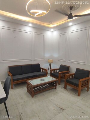 Living Room in 3 BHK Builder Floor at Malviya Nagar – for Rent