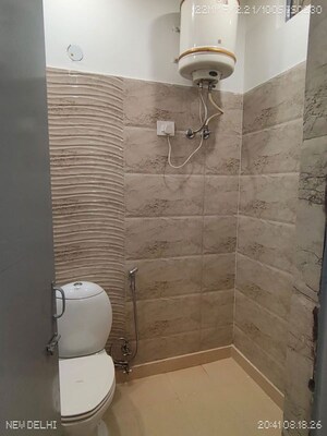Bathroom in 3 BHK Builder Floor at Malviya Nagar – for Rent
