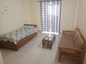 Living Room in 1 BHK Builder Floor at Sushant Lok I – for Rent