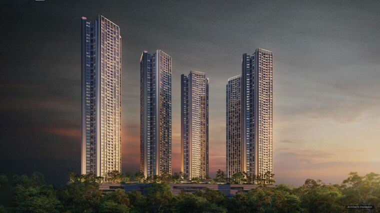Exterior View, oberoi-forestville 3 Bedroom 1090 Sq.Ft. Apartment In Kolshet Road Thane 10615385