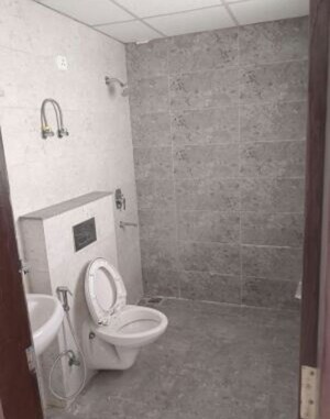 Bathroom in 3 BHK Apartment at Omaxe Royal Residency Faridabad, Sector 79 – for Rent