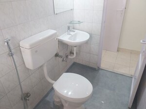 Bathroom in 2 BHK Apartment at Raheja Sunglow, Powai – for Rent