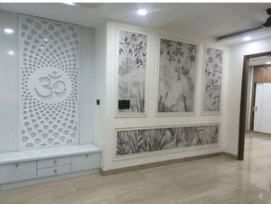 Living Room in 3 BHK Builder Floor at Puri Kohinoor Emporium, Sector 89 – for Rent