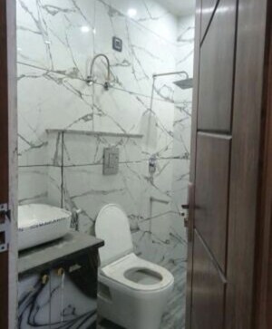 Bathroom in 3 BHK Builder Floor at Puri Kohinoor Emporium, Sector 89 – for Rent