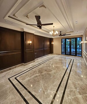 Kitchen in 3 BHK Builder Floor at Sushant Lok I – for Rent