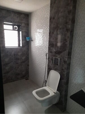 Bathroom in 1 BHK Apartment at Silver Sapphire, Malad East – for Rent