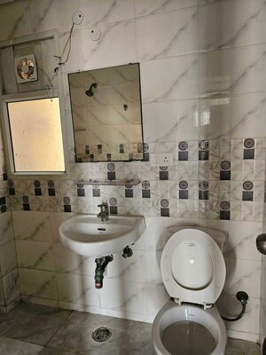 Bathroom in 3.5 BHK Apartment at Exotica Dreamville, Sector 16c Greater Noida – for Rent