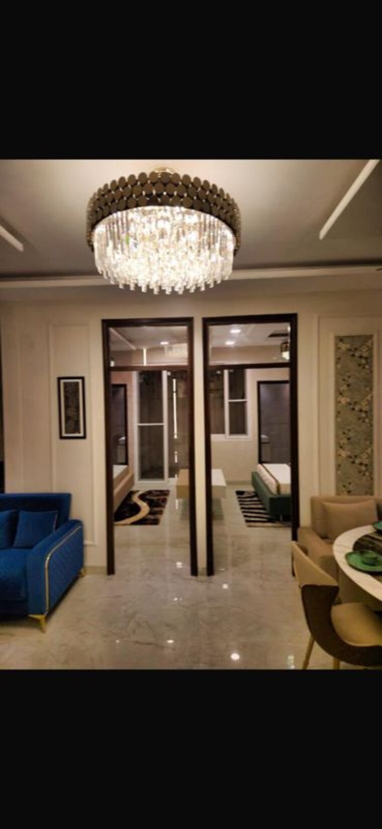 Living Room, aura-homes 3 Bedroom 1450 Sq.Ft. Apartment In Patiala Road Zirakpur 10615438