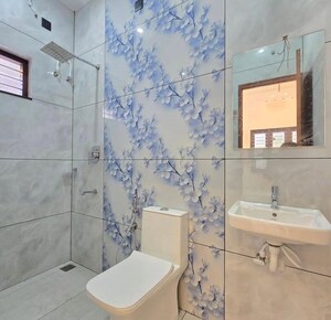 Bathroom in 3 BHK Apartment at Rajapushpa Provincia, Narsingi – for Sale
