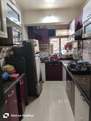 Kitchen in 2 BHK Apartment at Bhoomi Trivas CHS Ltd, Kharghar – for Rent