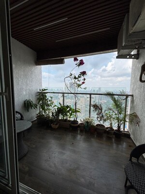 Balcony in 2 BHK Apartment at JP Decks, Goregaon East – for Rent