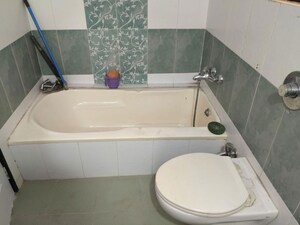 Bathroom in 5 BHK Apartment at Magarpatta Laburnum Park, Hadapsar – for Rent