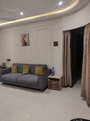Living Room in 2 BHK Apartment at Cosmos Springs Angel, Ghodbunder Road – for Rent