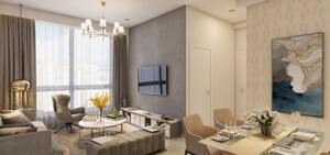 Living Room in 2 BHK Apartment at Hiranandani Delanna, Ghodbunder Road – for Sale