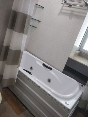 Bathroom in 3 BHK Apartment at DB Woods, Goregaon East – for Rent