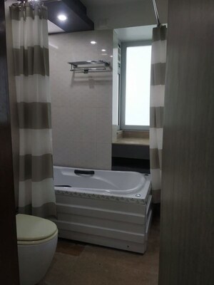 Bathroom in 3 BHK Apartment at DB Woods, Goregaon East – for Rent