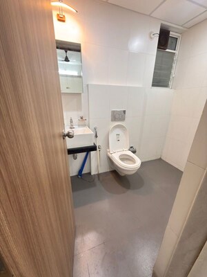 Bathroom in 2 BHK Apartment at Godrej Emerald, Ghodbunder Road – for Rent