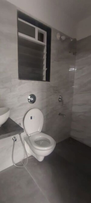 Bathroom in 1 BHK Apartment at Anant Metropolis Insignia Towers, Kasarvadavali – for Rent