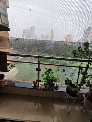 Balcony in 3 BHK Apartment at Haware Dahlia, Kasarvadavali – for Rent
