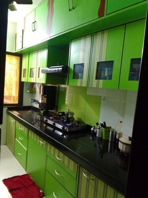 Kitchen in 2 BHK Apartment at Akashganga Complex Kavesar, Kavesar – for Rent