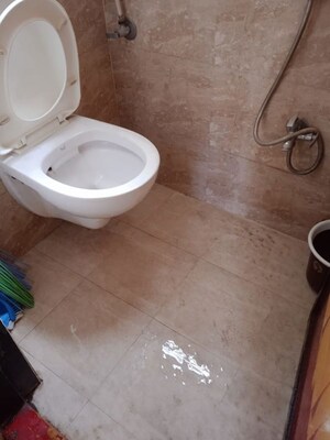Bathroom in 1 BHK Apartment at Vijay Park, Kasarvadavali – for Rent