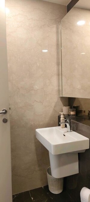 Bathroom in 4 BHK Apartment at Lodha The Park, Worli – for Rent
