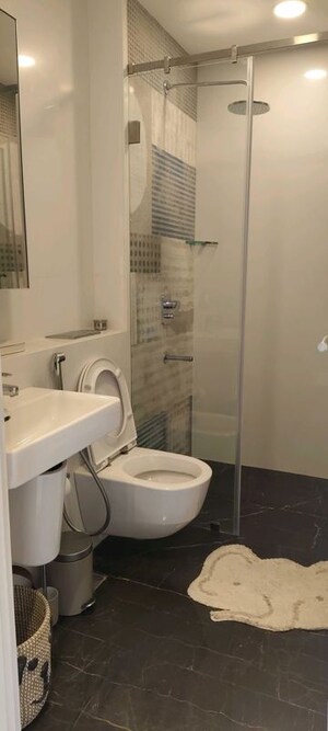Bathroom in 4 BHK Apartment at Lodha The Park, Worli – for Rent