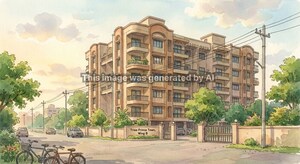  Apartment – Exterior View View at Shikrapur - for Sale