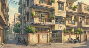  Apartment – Exterior View View at Uttam Nagar - for Sale