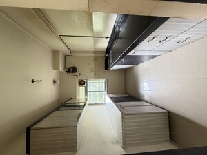 Staircase in 2 BHK Apartment at Kalpataru Hills, Manpada – for Rent