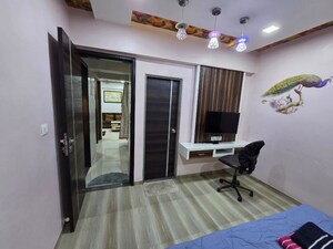 Living Room in 1 BHK Apartment at SKD Pinnacolo, Mira Road – for Rent