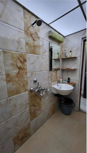 Bathroom in 3 BHK Apartment at Malabar Hill – for Rent