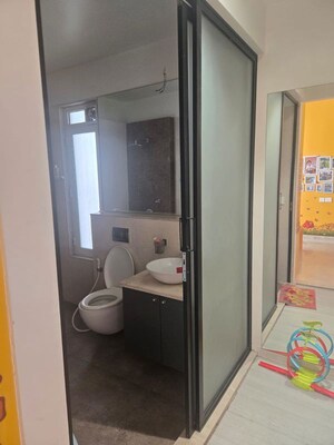 Bathroom in 2 BHK Apartment at Raheja Sherwood, Goregaon East – for Rent